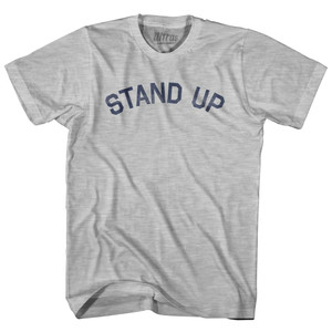 Stand Up Youth Cotton T-Shirt - Grey Heather Stand Up Youth Cotton T-Shirt - Grey Heather