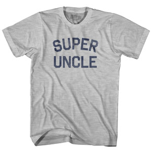 Super Uncle Womens Cotton Junior Cut T-Shirt-Grey Heather