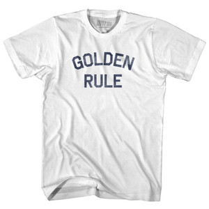 Golden Rule Womens Cotton Junior Cut T-Shirt-White