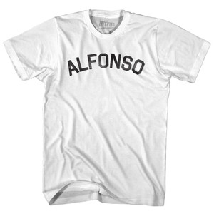 Alfonso Adult Cotton T-Shirt - White