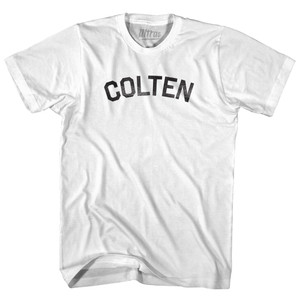 Colten Womens Cotton Junior Cut T-Shirt - White