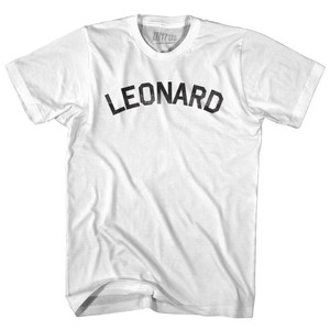 Leonard Adult Cotton T-shirt-White