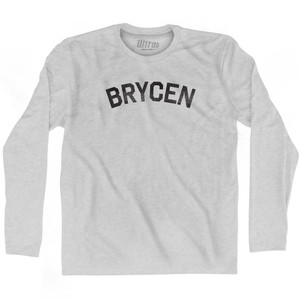 Brycen Adult Cotton Long Sleeve T-shirt - Grey Heather