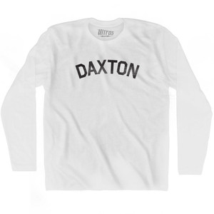 Daxton Adult Cotton Long Sleeve T-shirt - White