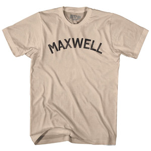 Maxwell Adult Cotton T-shirt-Creme