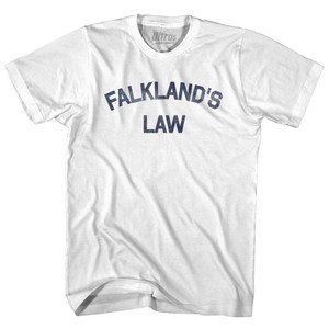 Falkland's Law Adult Cotton T-shirt - White