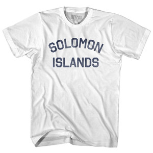 Solomon Islands Adult Cotton T-shirt - White