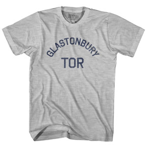 Glastonbury Tor Womens Cotton Junior Cut T-Shirt-Grey Heather Glastonbury Tor Womens Cotton Junior Cut T-Shirt-Grey Heather