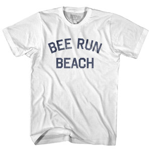 West Virginia Bee Run Beach Womens Cotton Junior Cut Vintage T-shirt - White