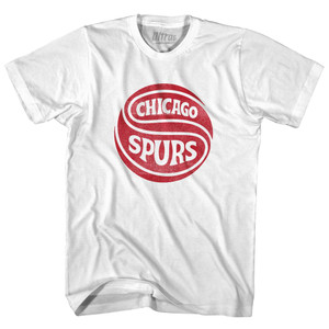 Chicago Spurs Womens Cotton Junior Cut City T-shirt - White