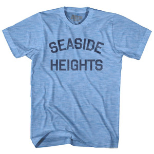 New Jersey Seaside Heights Adult Tri-Blend Vintage T-shirt - Athletic Blue New Jersey Seaside Heights Adult Tri-Blend Vintage T-shirt - Athletic Blue