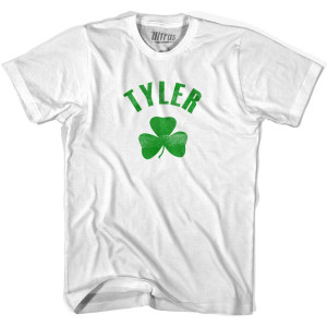 Tyler Shamrock Womens Cotton T-shirt - White