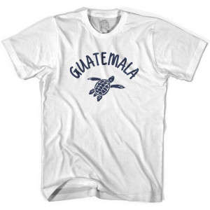 Guatemala Beach Sea Turtle Youth Cotton T-shirt - White