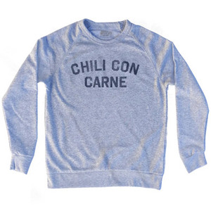 Chili Con Carne Adult Tri-Blend Sweatshirt - Heather Grey