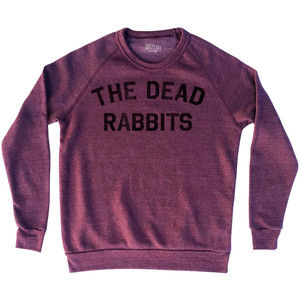 The Dead Rabbits Adult Tri-Blend Sweatshirt - Cranberry