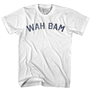 Wah Bam Adult Cotton T-shirt - White