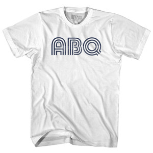 Albuquerque ABQ Airport Womens Cotton Junior Cut T-Shirt - White