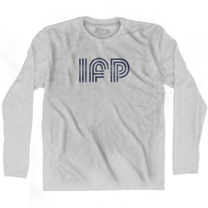 Bullhead City Airport IFP Adult Cotton Long Sleeve T-shirt - Grey Heather