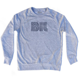 Billings Airport BIL Adult Tri-Blend Sweatshirt - Heather Grey Billings Airport BIL Adult Tri-Blend Sweatshirt - Heather Grey