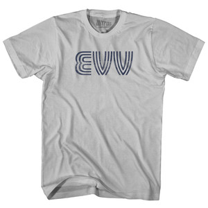 Evansville EVV Airport Adult Cotton T-shirt - Cool Grey
