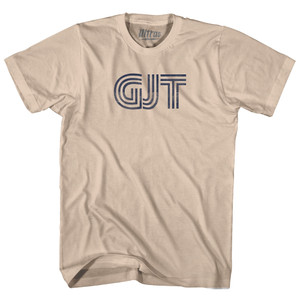 Grand Junction Airport GJT Adult Cotton T-shirt - Creme Grand Junction Airport GJT Adult Cotton T-shirt - Creme