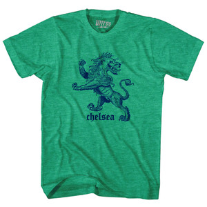 Chelsea Lion Adult Tri-Blend T-shirt - Athletic Green Chelsea Lion Adult Tri-Blend T-shirt - Athletic Green