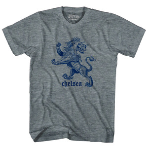 Chelsea Lion Womens Tri-Blend Junior Cut T-Shirt - Athletic Grey Chelsea Lion Womens Tri-Blend Junior Cut T-Shirt - Athletic Grey