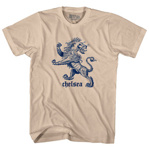 Chelsea Lion Adult Cotton T-shirt - Creme Chelsea Lion Adult Cotton T-shirt - Creme