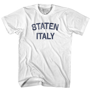 Staten Italy Youth Cotton T-shirt - White Staten Italy Youth Cotton T-shirt - White