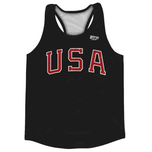 USA 68 Running Track Tops Made In USA - Black USA 68 Running Track Tops Made In USA - Black