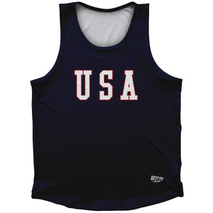USA Gump Sport Tank Top Made In USA - Navy USA Gump Sport Tank Top Made In USA - Navy