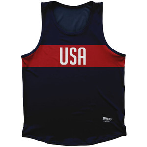 USA Washington Finish Line Sport Tank Top Made In USA - Black USA Washington Finish Line Sport Tank Top Made In USA - Black