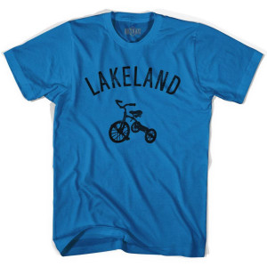Lakeland City Tricycle Adult Cotton T-shirt - Royal Lakeland City Tricycle Adult Cotton T-shirt - Royal