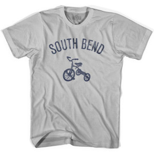 South Bend City Tricycle Adult Cotton T-shirt - Cool Grey South Bend City Tricycle Adult Cotton T-shirt - Cool Grey