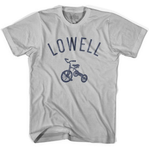 Lowell City Tricycle Adult Cotton T-shirt - Cool Grey