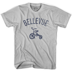 Bellevue Tricycle Adult Cotton T-shirt - Cool Grey