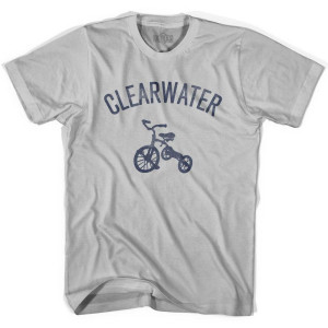 Clearwater Tricycle Adult Cotton T-shirt - Cool Grey Clearwater Tricycle Adult Cotton T-shirt - Cool Grey