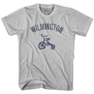 Wilmington City Tricycle Adult Cotton T-shirt - Cool Grey Wilmington City Tricycle Adult Cotton T-shirt - Cool Grey