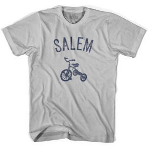 Salem City Tricycle Adult Cotton T-shirt - Cool Grey