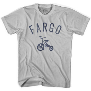 Fargo City Tricycle Adult Cotton T-shirt - Cool Grey