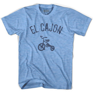 El Cajon City Tricycle Adult Tri-Blend T-shirt - Athletic Blue El Cajon City Tricycle Adult Tri-Blend T-shirt - Athletic Blue