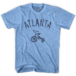Atlanta Tricycle Adult Tri-Blend T-shirt - Athletic Blue
