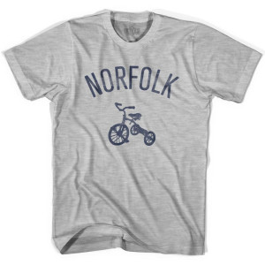Norfolk City Tricycle Youth Cotton T-shirt - Grey Heather Norfolk City Tricycle Youth Cotton T-shirt - Grey Heather