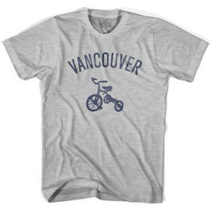 Vancouver City Tricycle Youth Cotton T-shirt - Grey Heather