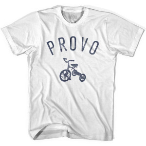 Provo City Tricycle Youth Cotton T-shirt - White