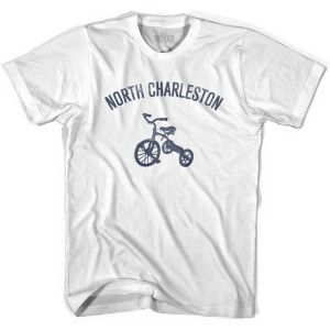 North Charleston City Tricycle Youth Cotton T-shirt - White