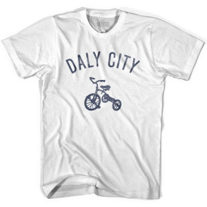 Daly City Tricycle Youth Cotton T-shirt - White