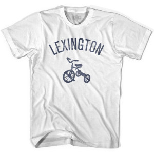 Lexington City Tricycle Youth Cotton T-shirt - White