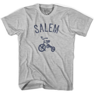 Salem City Tricycle Womens Cotton T-shirt - Grey Heather