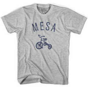 Mesa City Tricycle Womens Cotton T-shirt - Grey Heather Mesa City Tricycle Womens Cotton T-shirt - Grey Heather